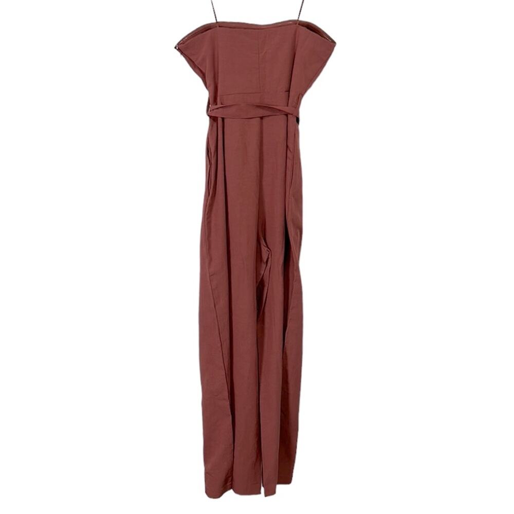 Willow Ryan Strapless Wide Leg Jumpsuit In Clay Women’s size small - Picture 6 of 11